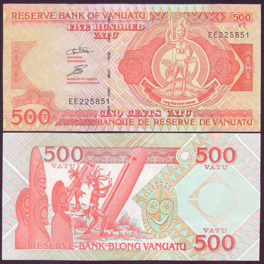 2014 Vanuatu 500 Vatu (Unc) L001120